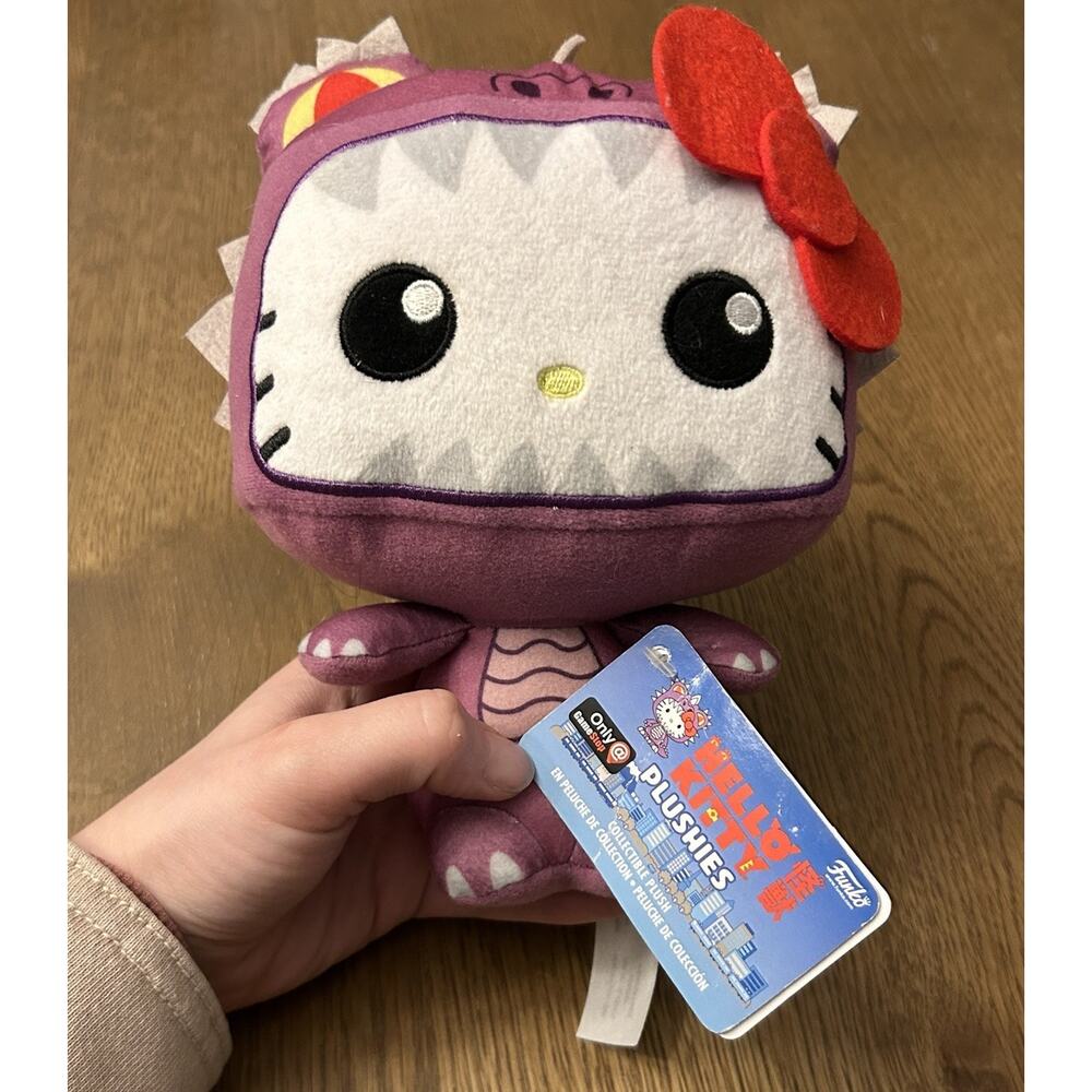 NWT Funko Hello Kitty Kaiju Purple Plush Game Stop Exclusive Collectible Sanrio